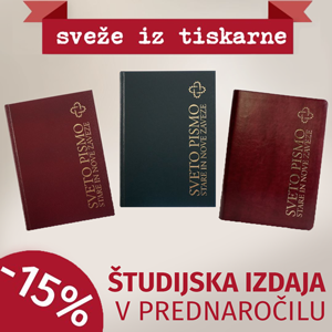 tudijska Sveta pisma so sedaj zniana za 15%. Pohiti!